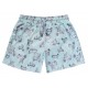short bañador para hombres con estampado vespas azules