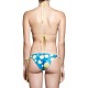 bikini estampado unico de limones azul y amarillo