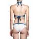 bikini blanco halter blanco corte clasico