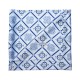MULTIUSE SCARF italian mosaic blue designer