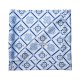 PAÑOLETA  multiuso estampado mosaico azul italia