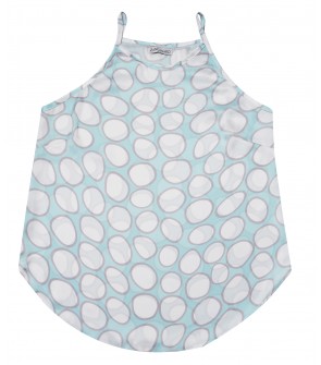 BLUSA DE SEDA PUEBLO VIEJO